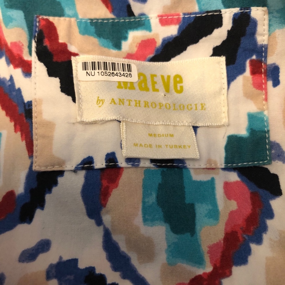 Maeve Multicolor Geometric Midi Dress - Picture 8 of 14